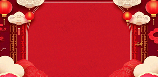 国庆节红色节日庆祝诞辰插画背景