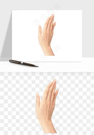 手势手部动作手指png免抠