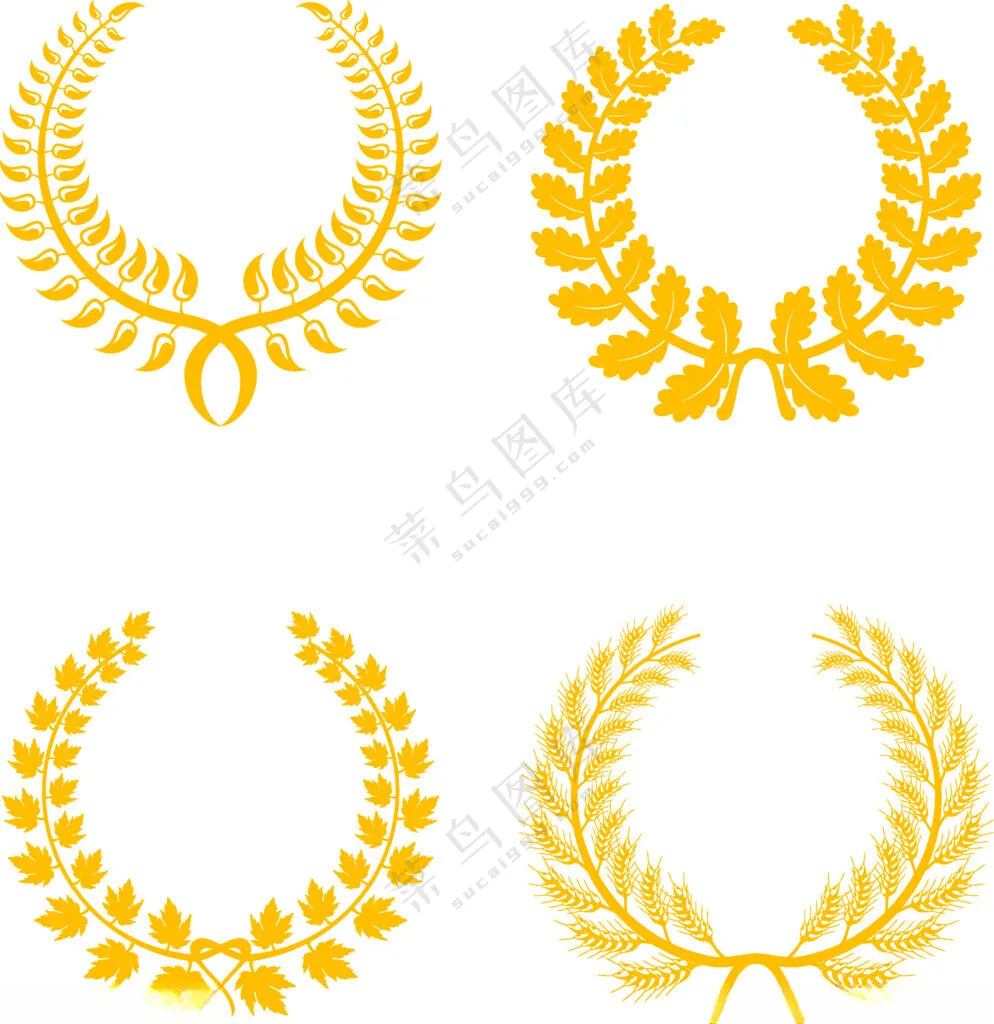 麦子标志logo水稻广告设计