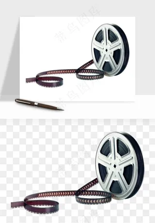 电影黑胶胶片png免抠