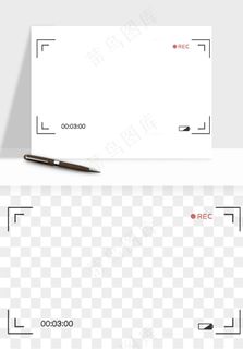 相机取景框屏幕边框png免抠 相机取景框屏幕边框png免抠