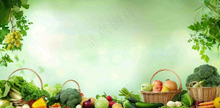 农林蔬果生鲜店水果店蔬菜店背景