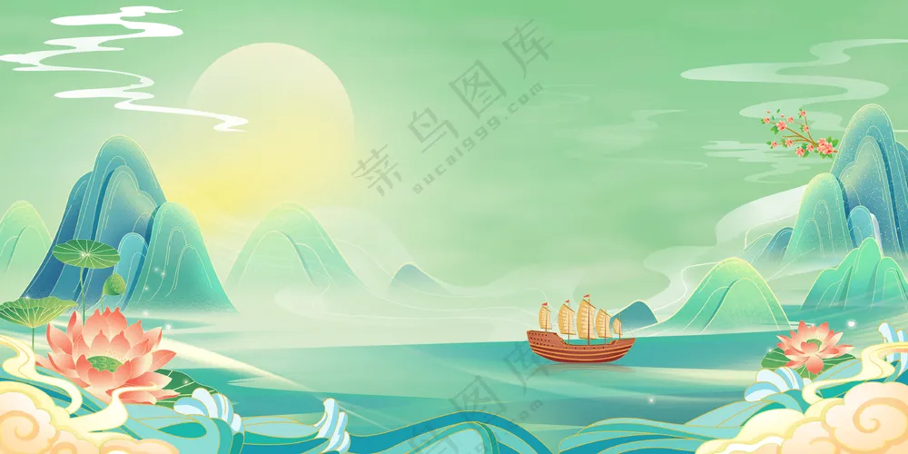 国潮山水图片 (2) 国潮山水图片 (2)