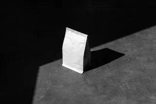 高端工业风咖啡豆包装袋纸袋样机-06