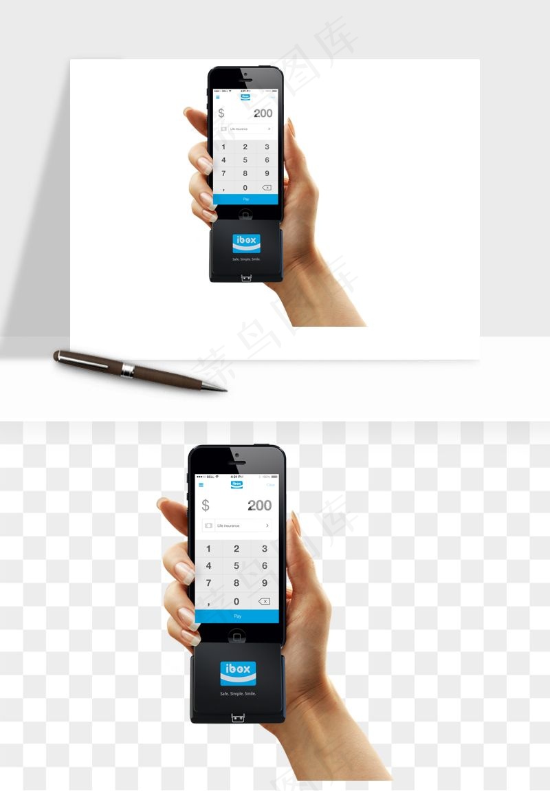 手拿手机素材png免抠