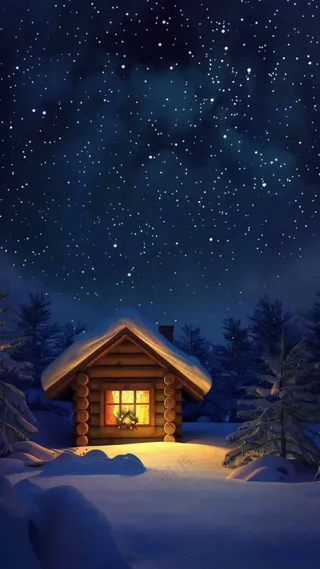 平安夜手机海报