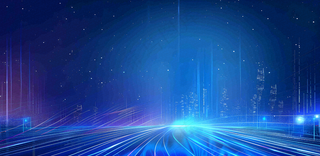 蓝色渐变科技背景