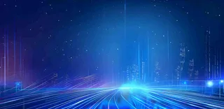 蓝色渐变科技背景