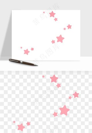 卡通小星星五角星闪光png免抠