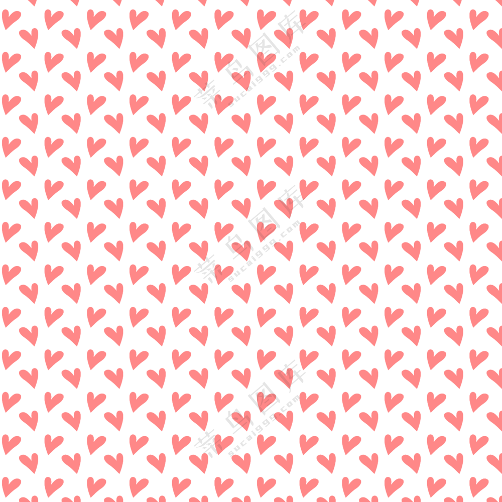 浪漫红色桃心图案创意免抠图片素材