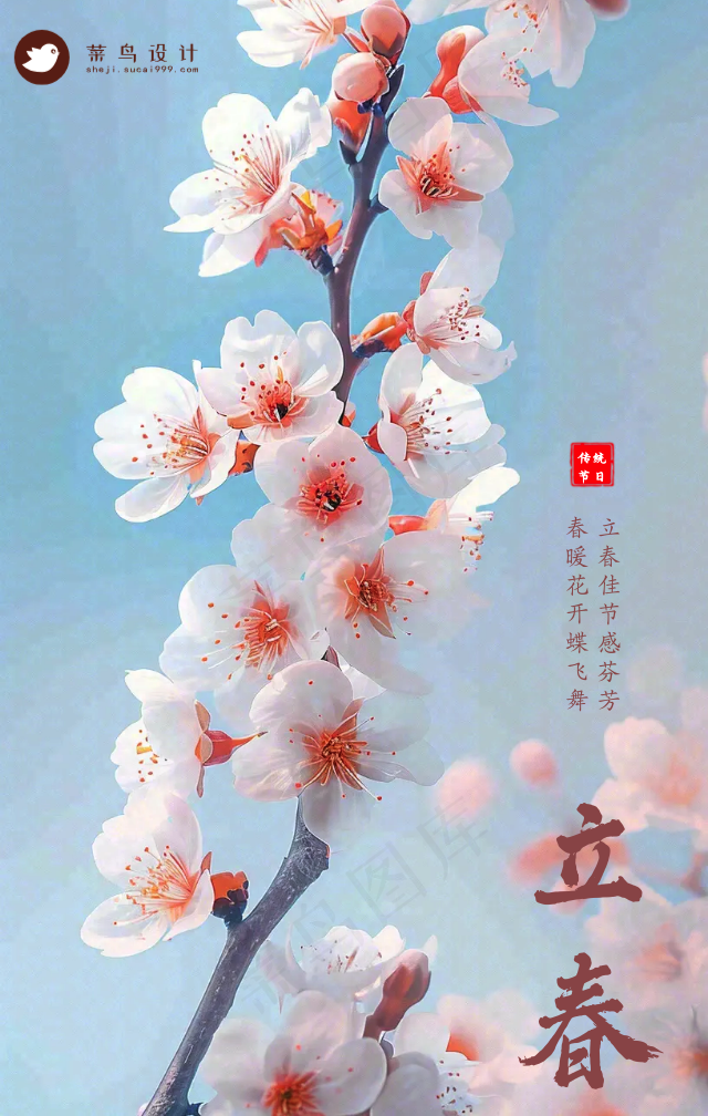 立春手机海报