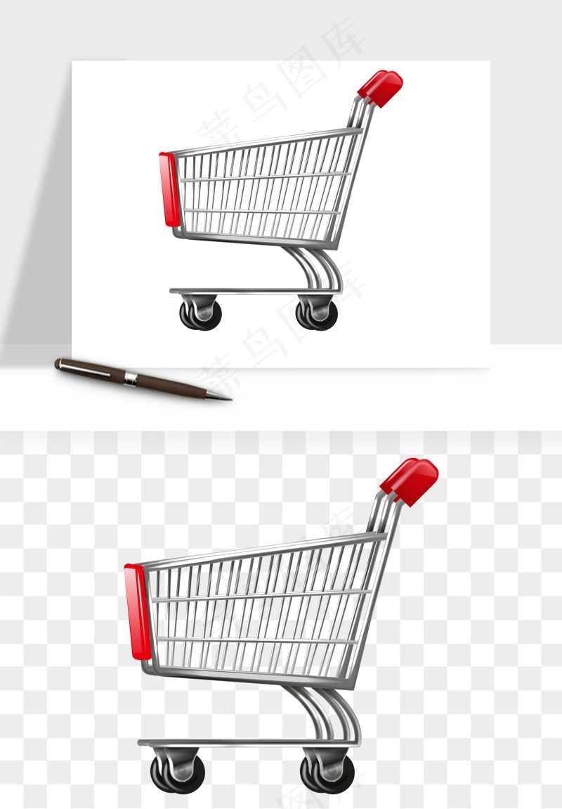 购物车购物篮png免抠图