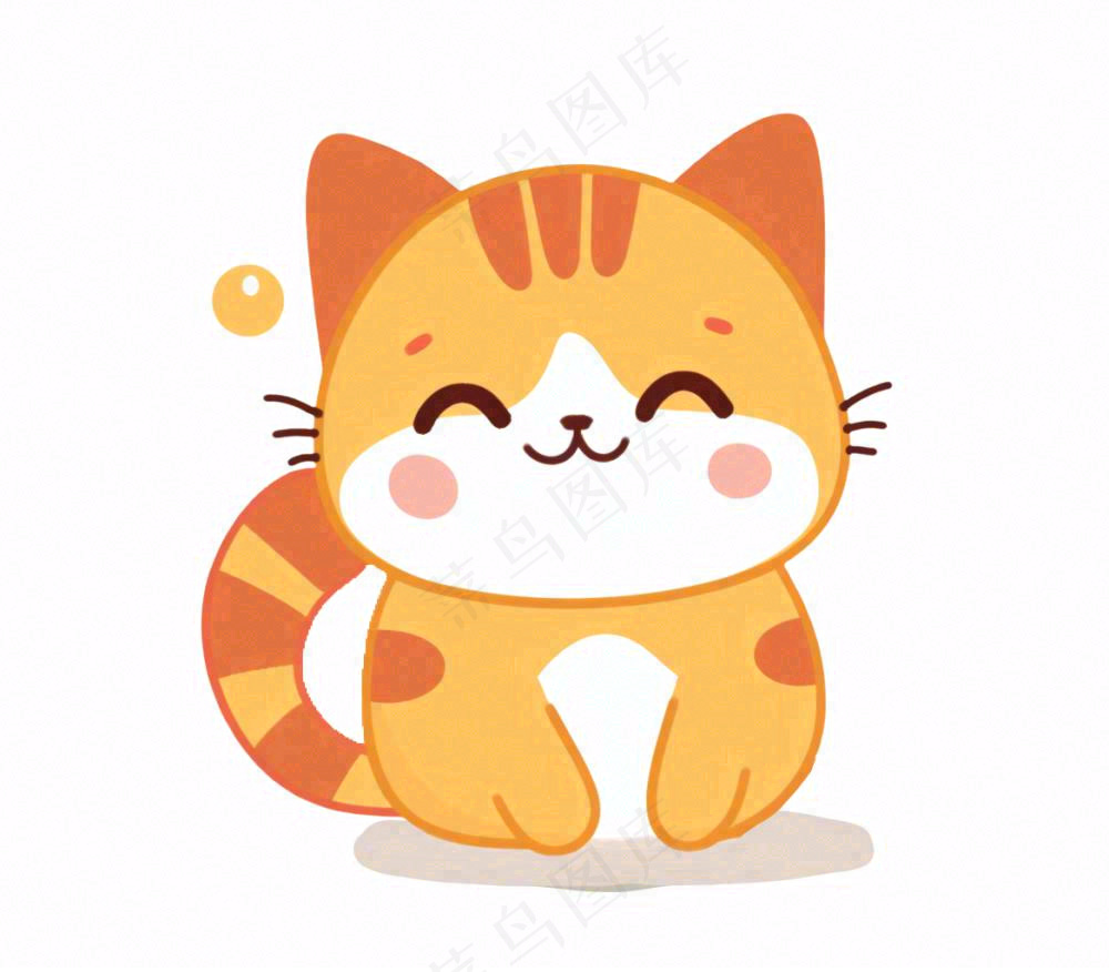 小猫猫咪宠物动物卡通插画免抠