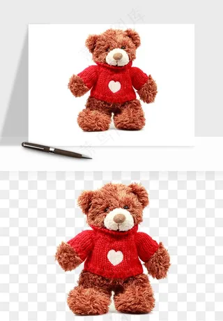 泰迪熊玩具熊png免抠