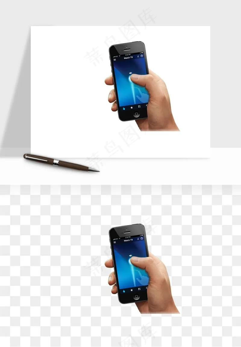 手拿手机素材png免抠