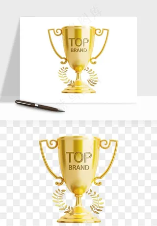 荣誉奖杯冠军金奖png免抠