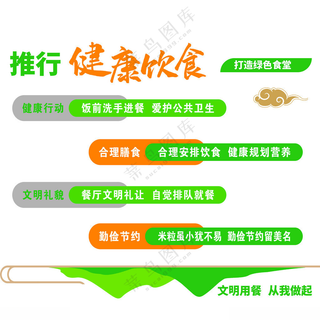 餐厅文化  食堂文化墙餐厅文化墙PSD