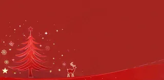 圣诞节卡通插画背景