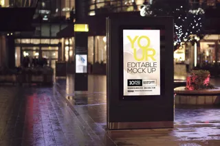 户外广告牌灯箱海报-187