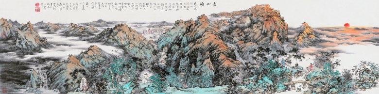 鸿运当头喷绘原图