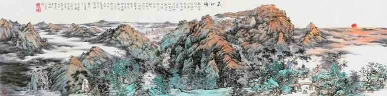 鸿运当头喷绘原图