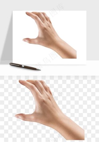 手势手部动作手指png免抠