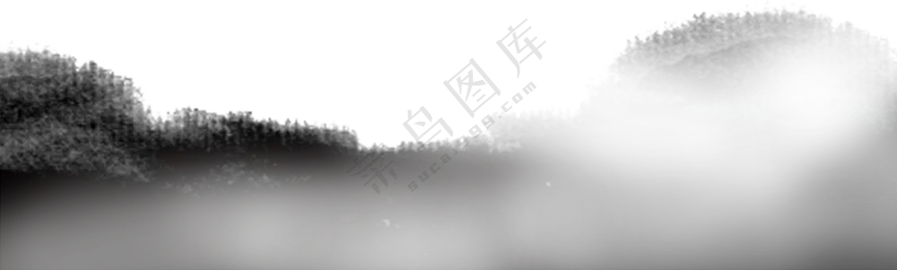 水墨装饰用中国风元素免抠图片素材