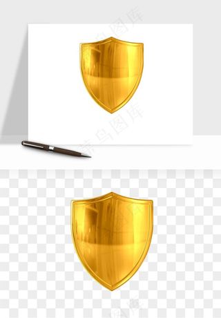 盾牌护盾认证品质徽章png免抠