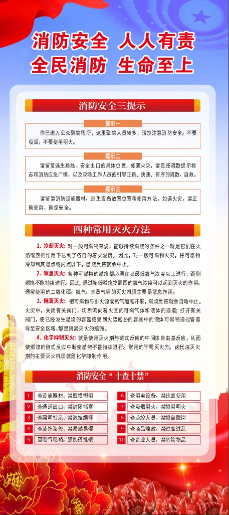 消防安全宣传海报