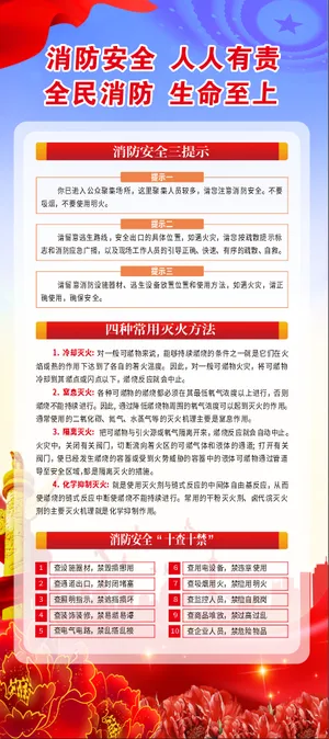 消防安全宣传海报