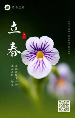 立春手机海报