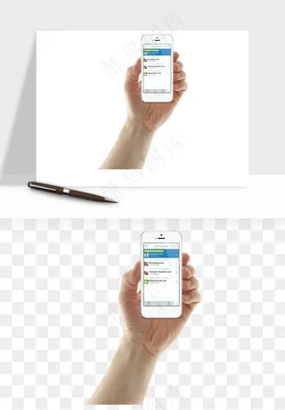 手拿手机素材png免抠