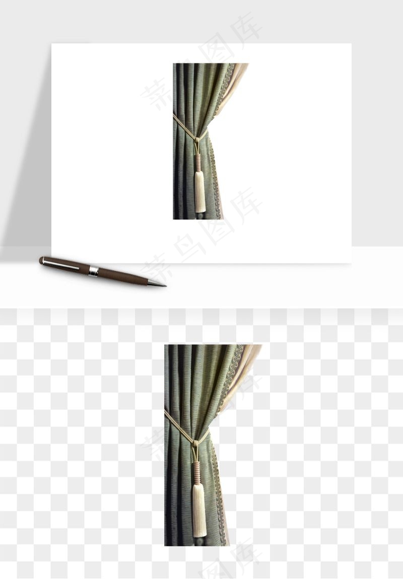 窗帘幕布帷幕png免抠