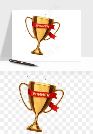 荣誉奖杯冠军金奖png免抠