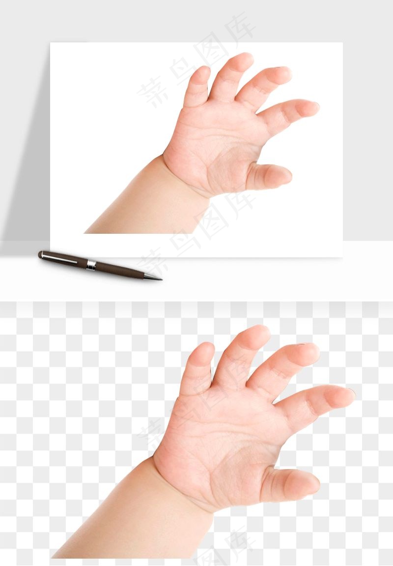 手势手部动作手指png免抠