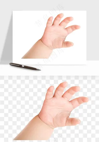 手势手部动作手指png免抠