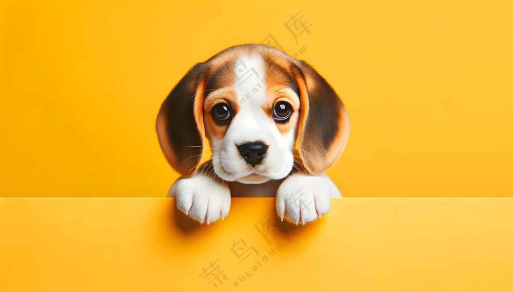 可爱比格犬萌宠狗狗