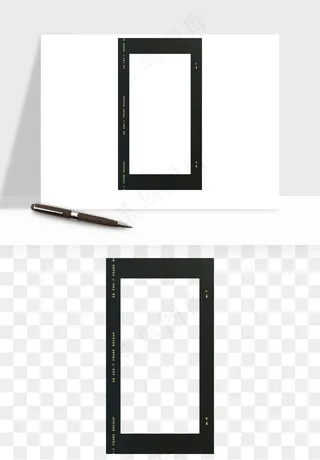 电影黑胶胶片元素png免抠