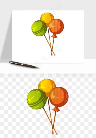 棒棒糖圈圈糖png免抠