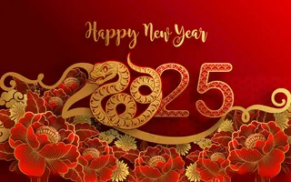 蛇年海报蛇年素材自然景观