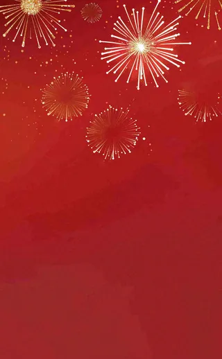 新年红色背景燃放烟花喜庆庆祝元旦背景