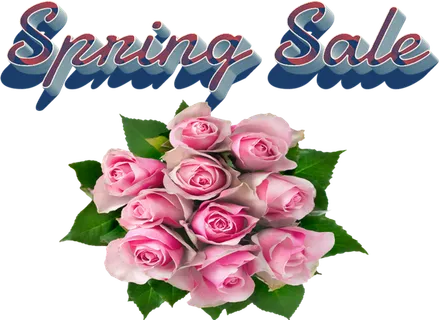 粉色玫瑰花朵卡通简笔