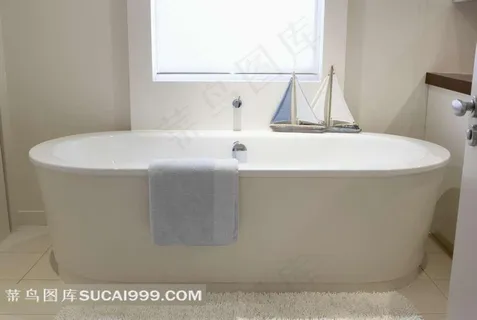 宽大舒适浴缸