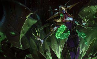 英雄联盟人物素材原画刀锋女王-丽桑卓