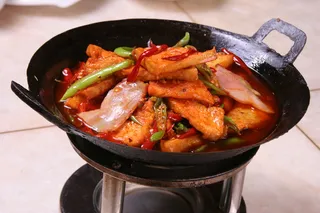 干锅红卤豆腐 (2)