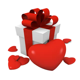 礼盒爱心立体