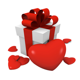 礼盒爱心立体