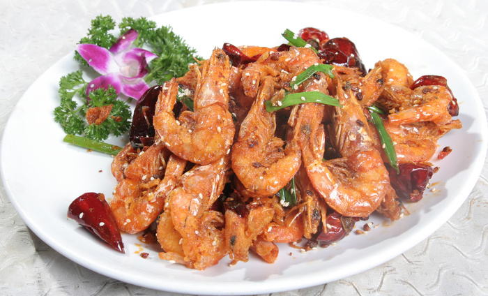 6白果蒜汁虾 -昭君