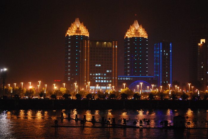 高清唯美城市夜景高楼大厦