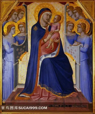 圣母与圣婴（文艺复兴洛伦泽蒂作品）